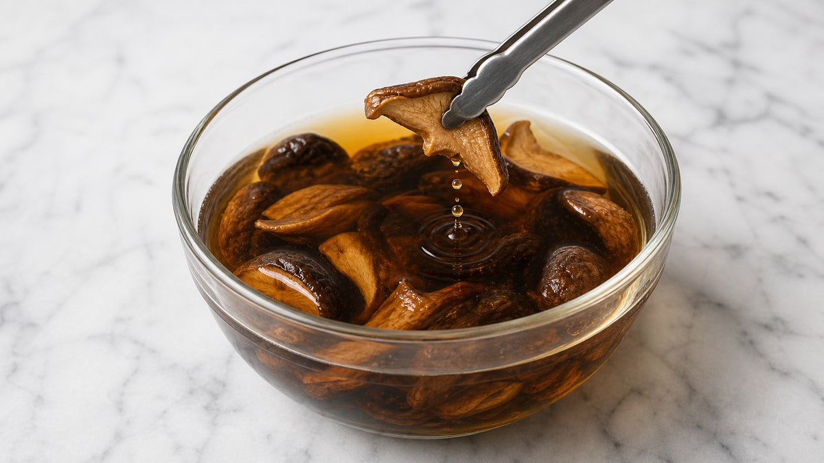 How to Rehydrate Dried Mushrooms (Never Dump the Water)