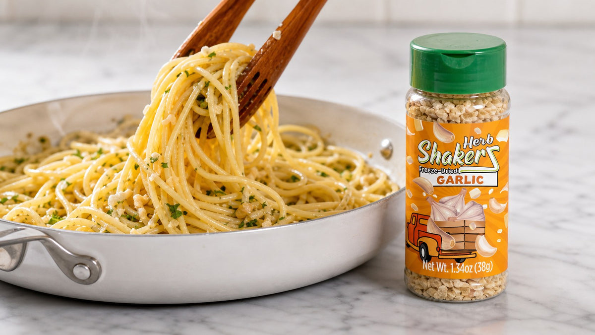 One-Jar Garlic Butter Pasta (15 Minutes, No Peeling)