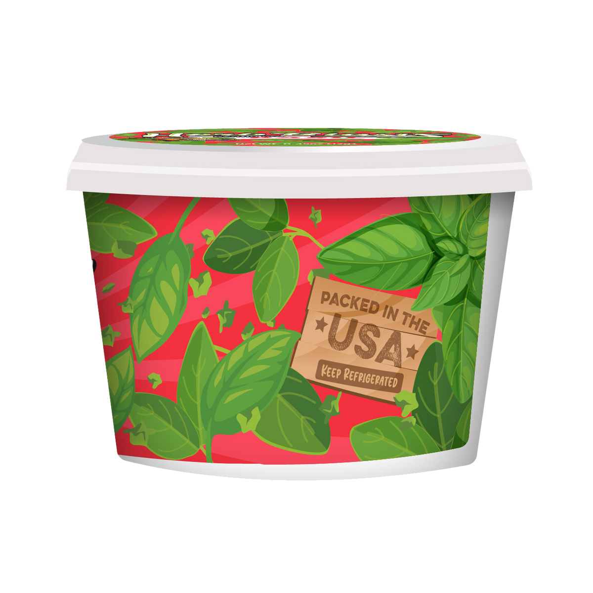 Herb BlastZ — Basil — Packed in the USA side panel