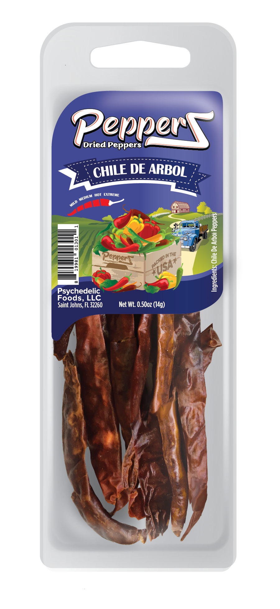 PepperZ — Chile de Árbol — packshot
