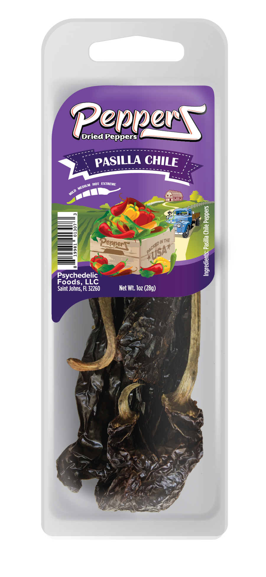 PepperZ — Pasilla Chile — packshot